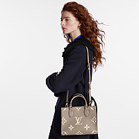 LOUIS VUITTON-M25770 루이비통 크렘 모노그램 온더고 PM