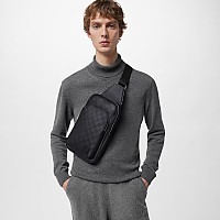 LOUIS VUITTON-M14953 루이비통 블랙 다모플라주 에비뉴 슬링 백