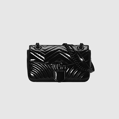 [스페셜오더]GUCCI-443497 1000 구찌 블랙 GG 마몽 스몰 시퀸 숄더백