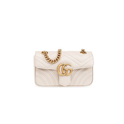 [스페셜오더]GUCCI-446744 2535 구찌 브라운 GG 마몽 마틀라세 미니 숄더 백