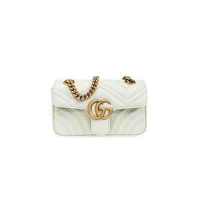 [스페셜오더]GUCCI-446744 2535 구찌 브라운 GG 마몽 마틀라세 미니 숄더 백