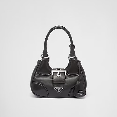 PRADA-1BA381 프라다 망고 문 패딩 나파 가죽 백 22cm