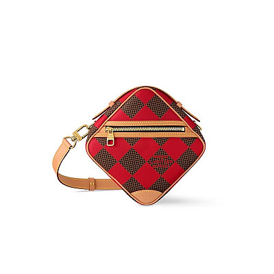 LV-N40561 루이비통 레드 다미에 팝 체스 메신저 백 24cm