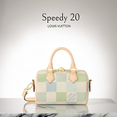 [스페셜오더]LOUIS VUITTON-M27572 루이비통 모노그램 앙프렝뜨스피디 반둘리에 20 밀키화이트&그린
