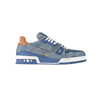 LOUIS VUITTON-1A54HS 루이비통 화이트/그린 LV 트레이너 스니커즈