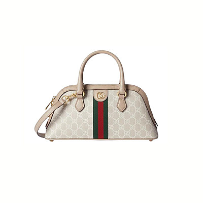 GUCCI-795249 9682 구찌 오피디아 오트밀 스몰 탑 핸들백