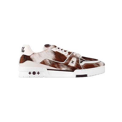 LOUIS VUITTON-1ADHUS 루이비통 블루 LV 트레이너 스니커즈 남여공용