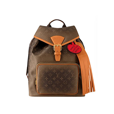 LV-N40708 루이비통 블루 다미에 데님 몽수리 백팩 32cm