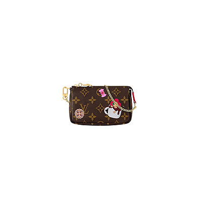 LOUIS VUITTON-N64451 루이비통 다미에 아주르 새 프린트 장식 미니 포쉐트 악세수아