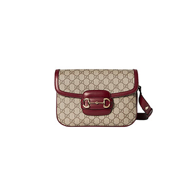 GUCCI-815178 2718 구찌 브라운 가죽 구찌 홀스빗 1955 스몰 숄더백
