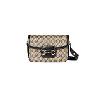 GUCCI-815178 2718 구찌 브라운 가죽 구찌 홀스빗 1955 스몰 숄더백