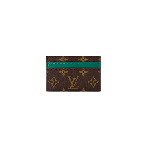 LOUIS VUITTON-M12839 루이비통 그린 모노그램 더블 카드 홀더