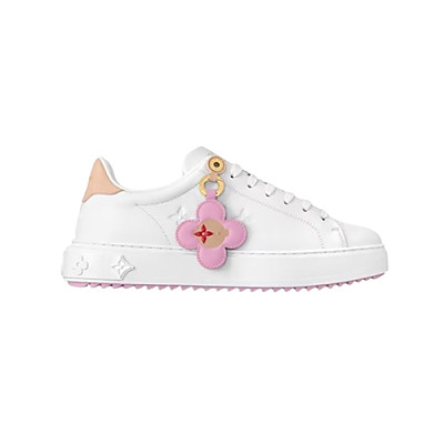 LOUIS VUITTON-1A8NFT 루이비통 화이트/핑크 타임 아웃 스니커즈