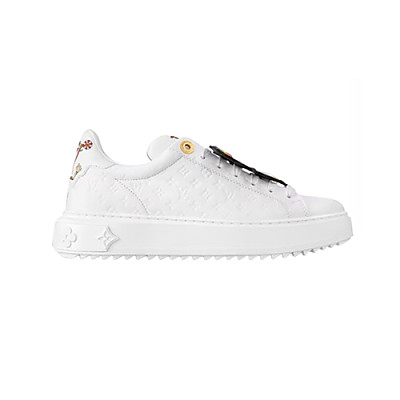 LOUIS VUITTON-1A8NFT 루이비통 화이트/핑크 타임 아웃 스니커즈