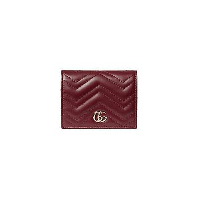 GUCCI-466492 3520 구찌 브라이트 그린 GG 마몽 카드 케이스 지갑