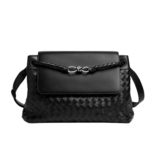 BOTTEGA VENETA-807715 보테가 베네타 블랙 안디아모 메신저 백