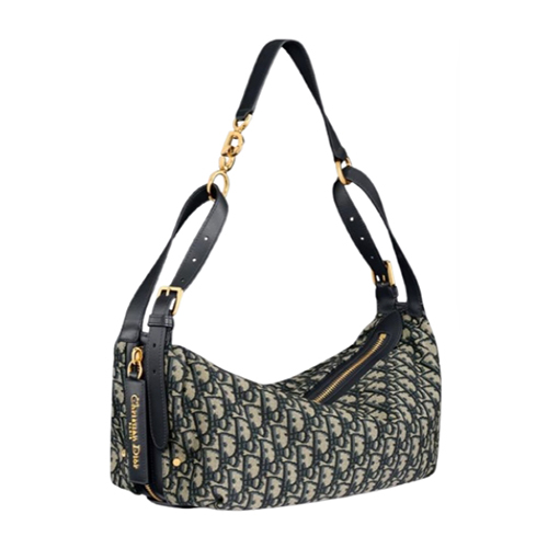 DIOR-M2417 디올 블루 Dior Oblique D-Journey 미디엄 백