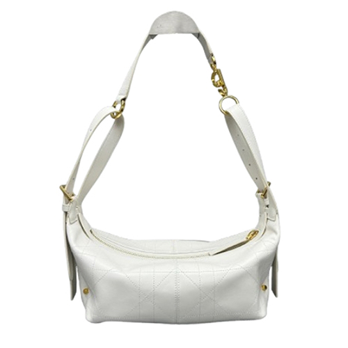 DIOR-M2417 디올 화이트 D-Journey 미디엄 백