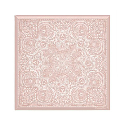 DIOR-52BAN0 디올 핑크 D-Butterfly Paisley 스퀘어 스카프