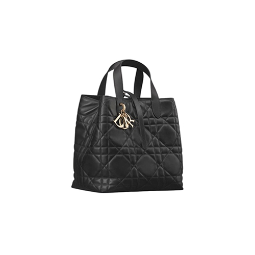 DIOR-M2836 디올 블랙 Dior Toujours 미디엄 버티컬 토트백