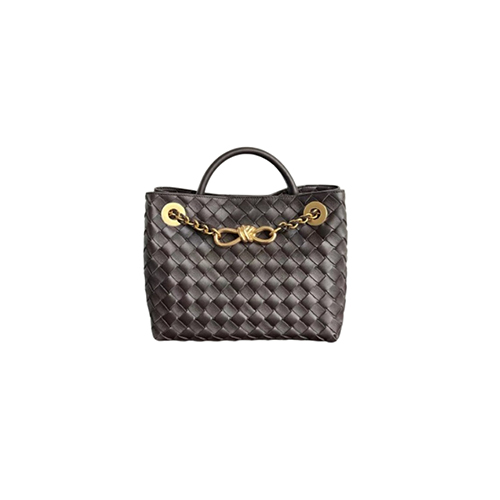 BOTTEGA VENETA-786008 보테가 베네타 브라운 스몰 체인 안디아모