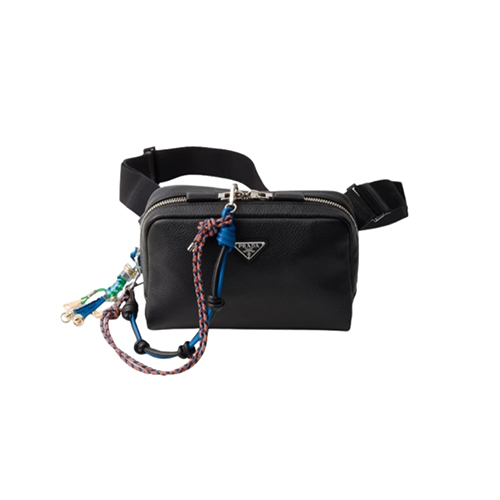 PRADA-2VH181 프라다 블랙 송아지 가죽 숄더백