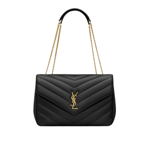 SAINT LAURENT-803541 생 로랑 블랙 마틀라세 loulou 라지백