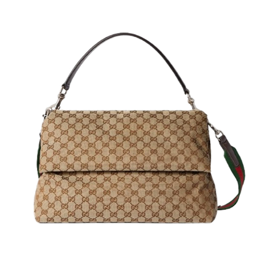 GUCCI-821616 9794 구찌 베이지 웹 디테일 미디엄 GG 크로스백