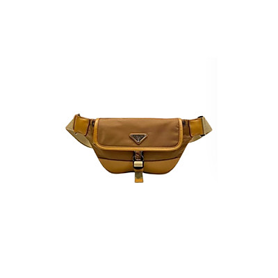 PRADA-2VH176 프라다 브라운 리나일론 벨트 백