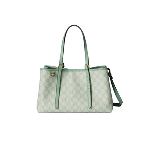 GUCCI-815214 8458 구찌 세이지 그린 GG 엠블럼 스몰 토트백