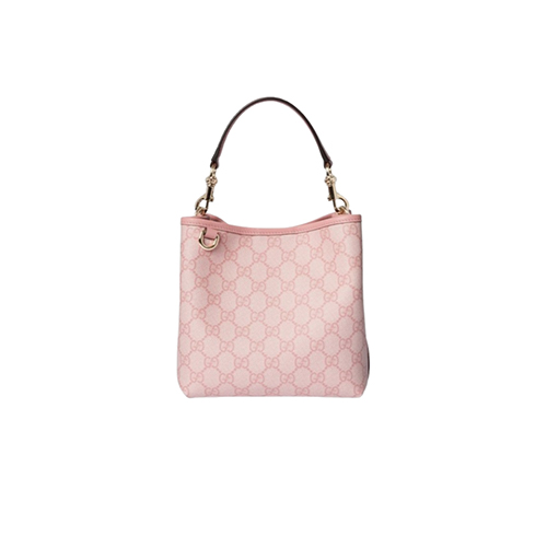 GUCCI-815118 8459 구찌 핑크 GG 엠블럼 미니 버킷백