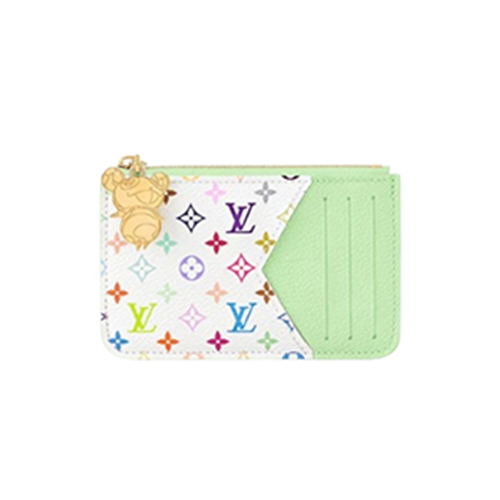 LOUIS VUITTON-M13800 루이비통 그린 티 모노그램 LV x TM 로미 카드 홀더