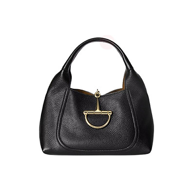 GUCCI-837467 1000 구찌 블랙 구찌 소프트빗 미디엄 탑 핸들백
