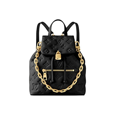 LOUIS VUITTON-M13357 루이비통 블랙 모노그램 램스킨 쿠상 백팩 PM
