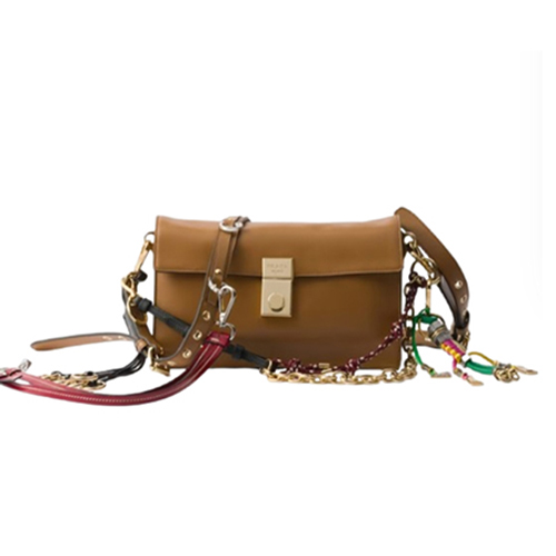 PRADA-1BD379 프라다 캐러멜 스몰 소프트 사운드 가죽 숄더백
