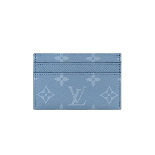 LOUIS VUITTON-M14359 루이비통 스카이 블루 모노그램 더블 카드 홀더