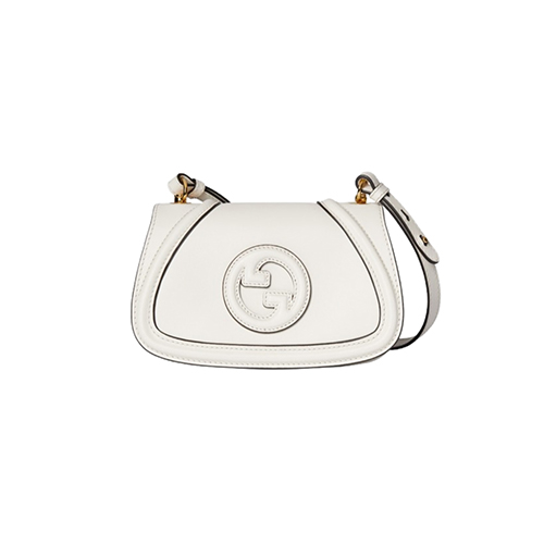 GUCCI-815714 9050 구찌 화이트 가죽 구찌 블론디 스몰 탑 핸들백