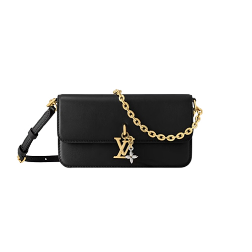 LOUIS VUITTON-M14564 루이비통 블랙 월릿 온 체인 LV 블룸