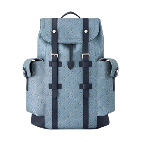 LOUIS VUITTON-M14676 루이비통 블루 모노그램 헤리티지 크리스토퍼 백팩 MM