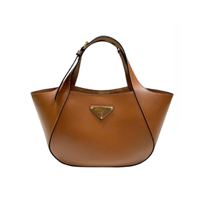 PRADA-1BG483 프라다 브라운 송아지 가죽 토트백