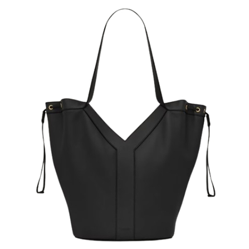 SAINT LAURENT-833160 생 로랑 블랙 카프스킨 y 라지 호보백