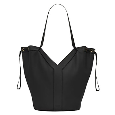 SAINT LAURENT-833160 생 로랑 블랙 카프스킨 y 라지 호보백