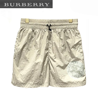BURBERRY-06033 버버리 아이보리 프린트 장식 쇼츠 여성용