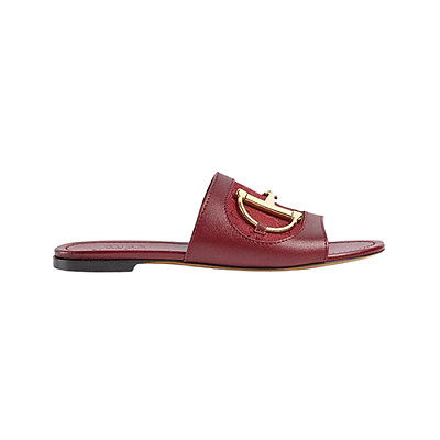 GUCCI-834427 6273 구찌 레드 홀스빗 슬라이드 샌들 여성용
