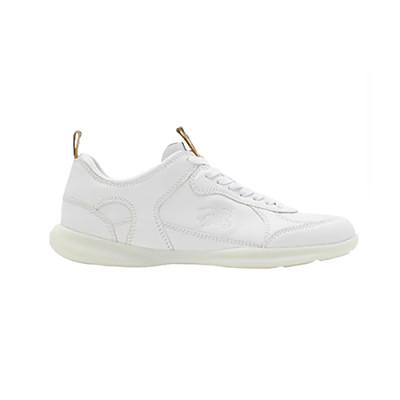 BURBERRY-81091701 버버리 화이트 레더 매트릭스 스니커즈 남성용