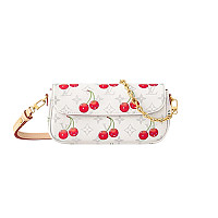 [스페셜오더]LOUIS VUITTON-M27492 루이비통 x TM 무라카미 컬렉션 월릿 온 체인 아이비