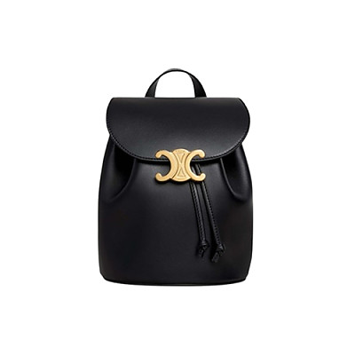 CELINE-118703 셀린느 블랙 카프스킨 보니 백팩