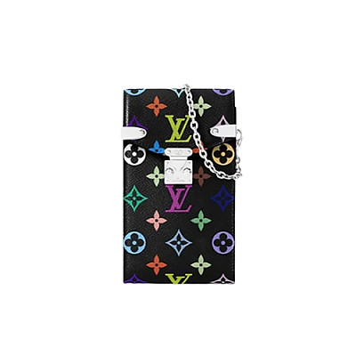 LOUIS VUITTON-M14098 루이비통 블랙 모노그램 LV x TM 폰 파우치 메티스