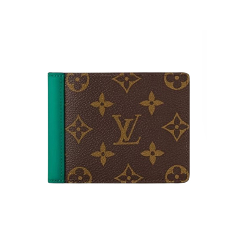 LOUIS VUITTON-M12836 루이비통 그린 모노그램 마카사르 멀티플 월릿