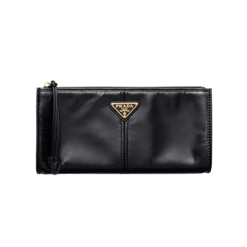 PRADA-1MB051 프라다 블랙 가죽 파우치